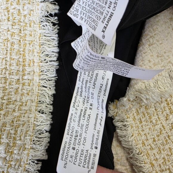 Zara Tweed tribal accent raw hem mini Skirt - Picture 8 of 8